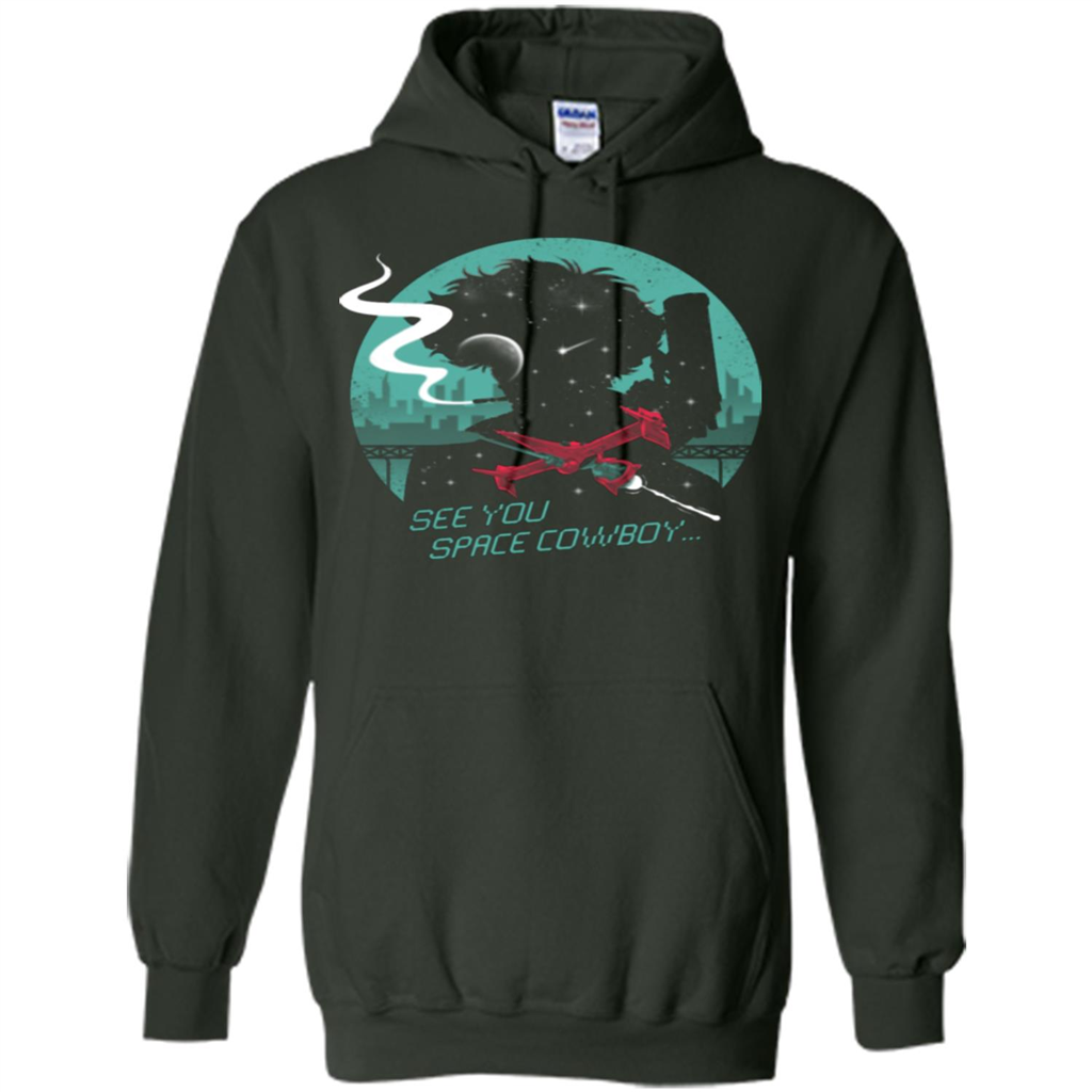 Space Cowboy T-shirt See You Space Cowboy Forest Green