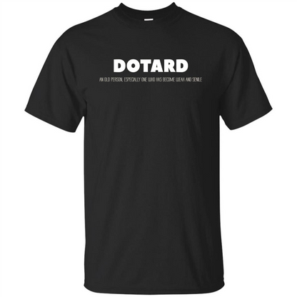American President T-shirt Definition Dotard T-Shirt Black