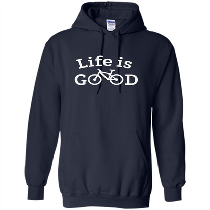 Bicycle T-shirt Life Is Good Navy