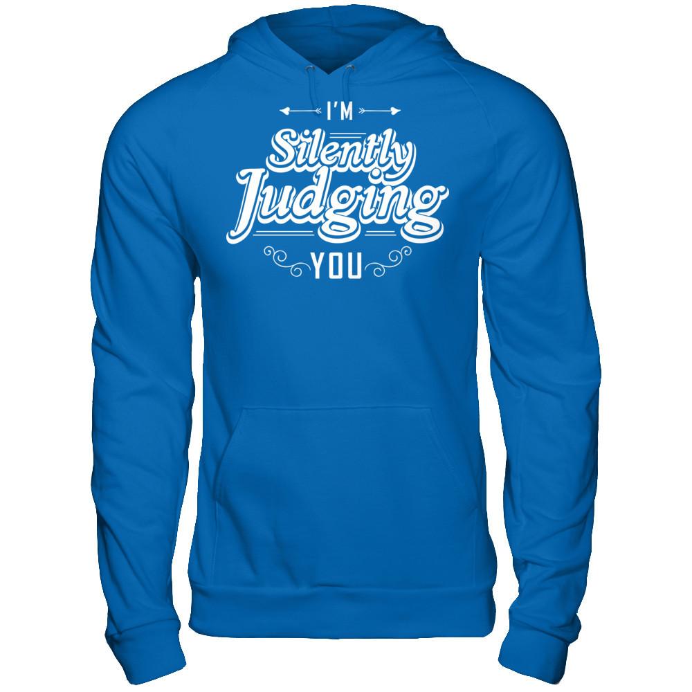 I'm Silently Judging You T-shirt Gildan - Pullover Hoodie Royal