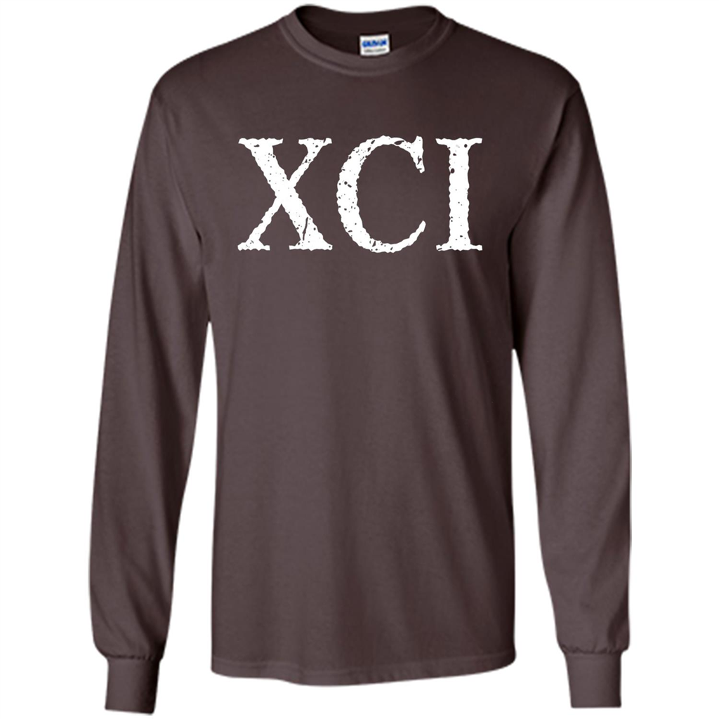Roman Numeral 91 XCI Shirt Dark Chocolate