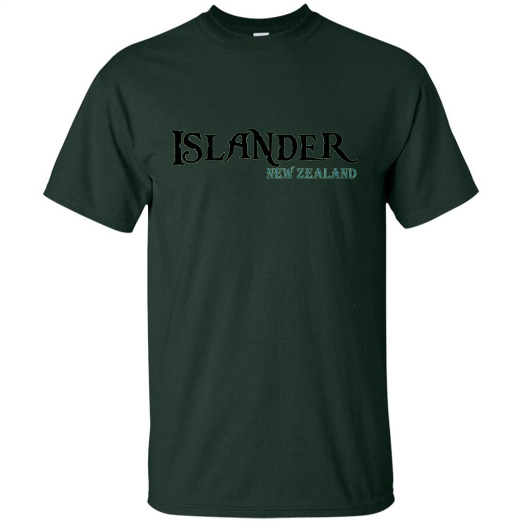 Islander New Zealand T-shirt Forest Green