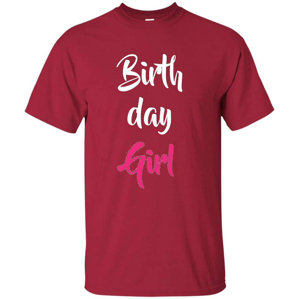 Birthday Girl T-shirt Pink Party Birthday T-shirt