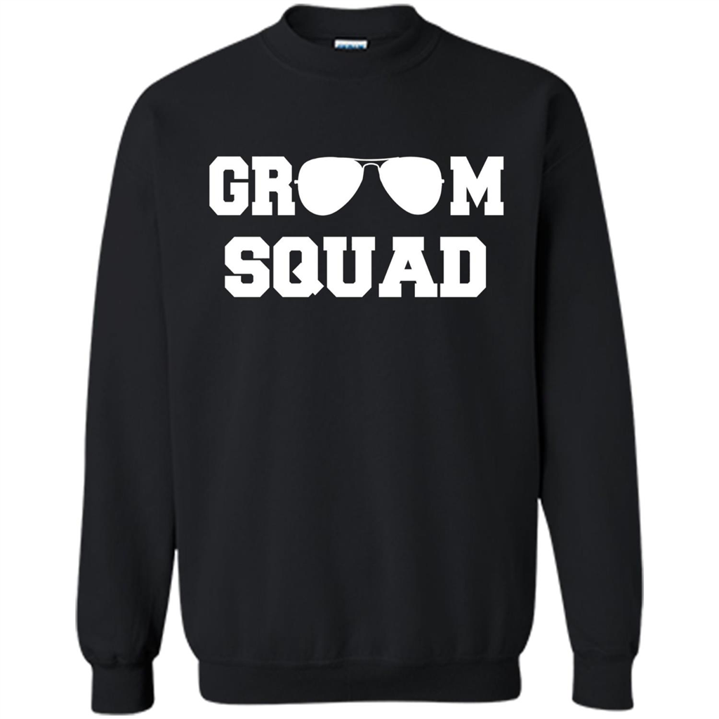 Cool Groom Squad T-Shirt Wedding Party Gift Shirt Black