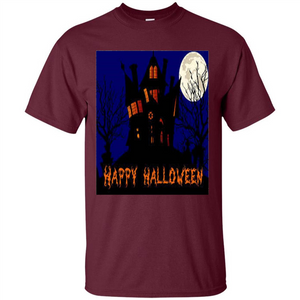 Happy Halloween T-shirt Haunted House