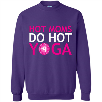 Hot Moms Do Hot Yoga T-shirt Orange