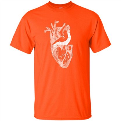 My Space T-shirt Heart T-shirt Orange
