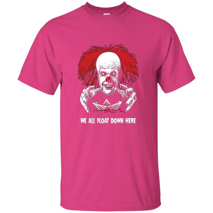 Red Balloon We All Float Down Here T-shirt Horror Halloween T-shirt Heliconia