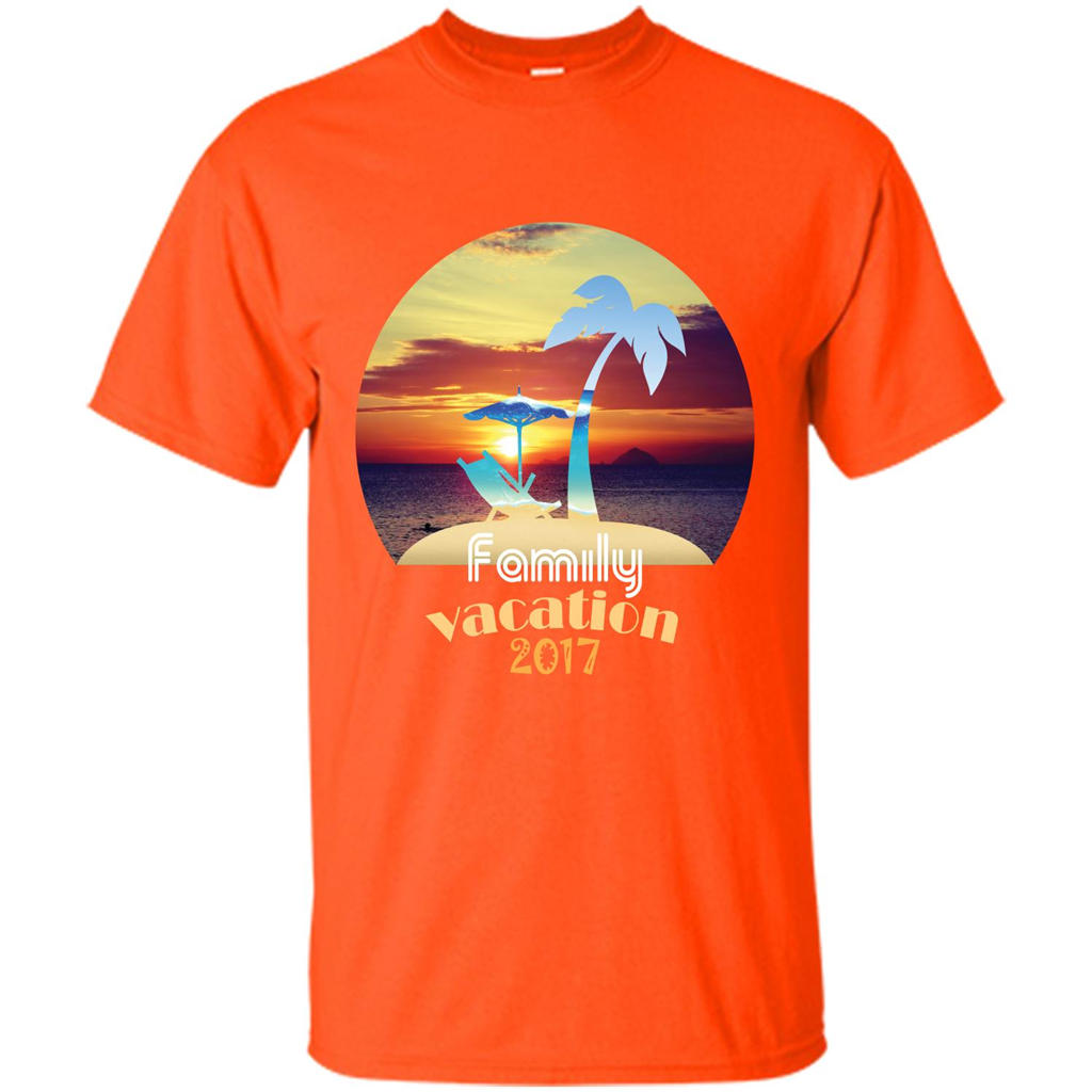Summer T-shirt Family Vacation 20117 Orange