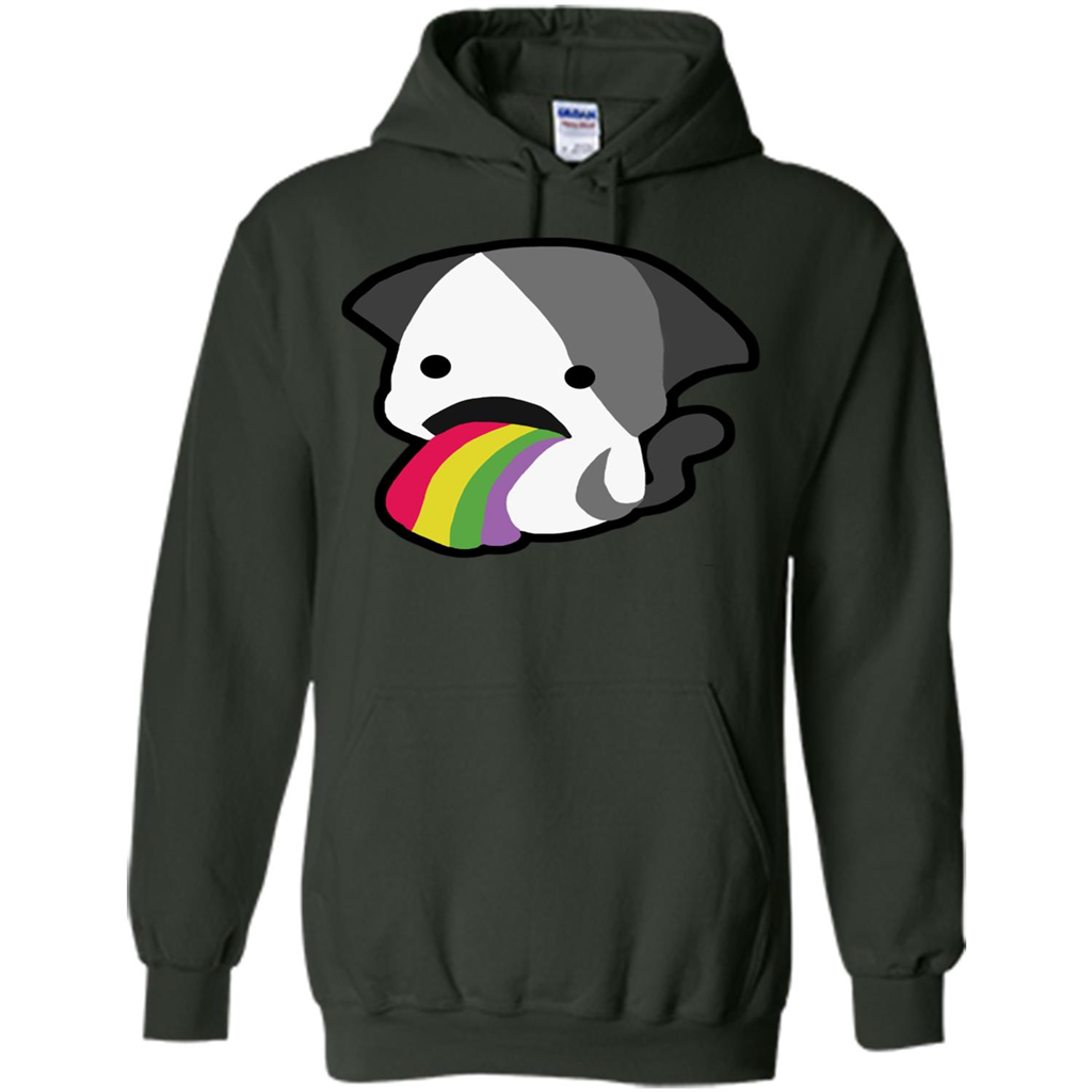 Love Cat T-shirt Cute Cat Forest Green