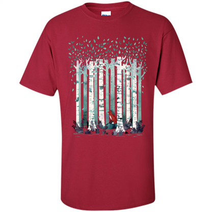 The Birches T-Shirt Cardinal