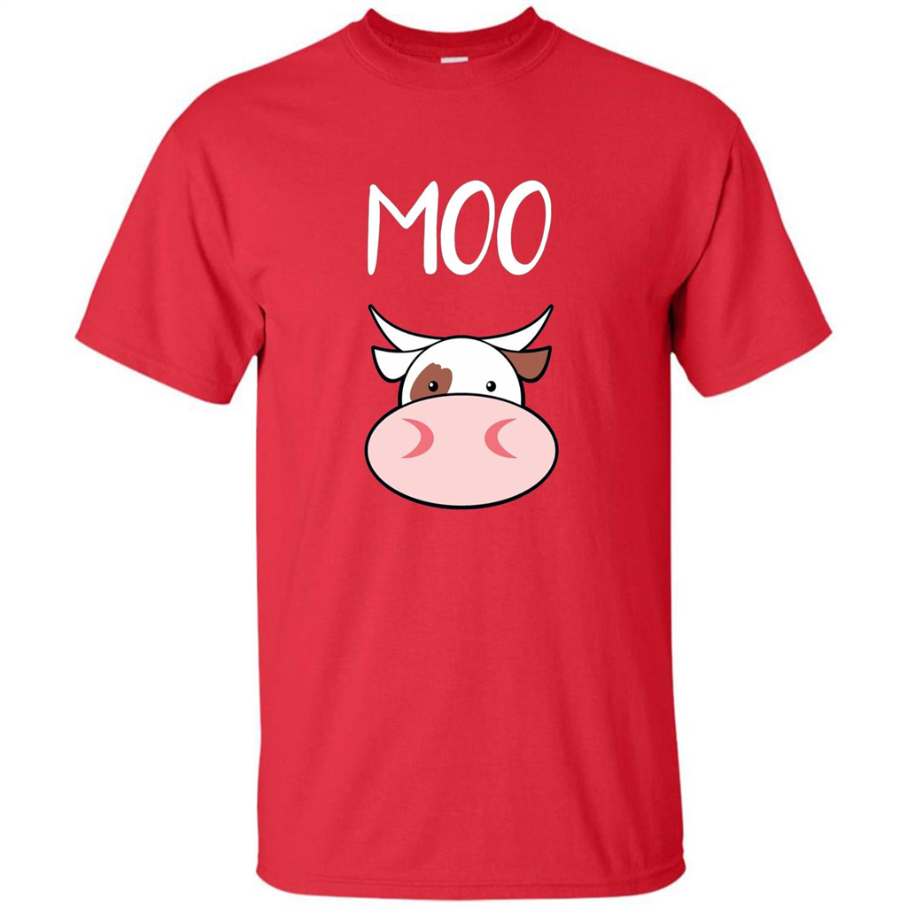 Moo Cow T-shirt Funny Farmer Graphic T Shirt