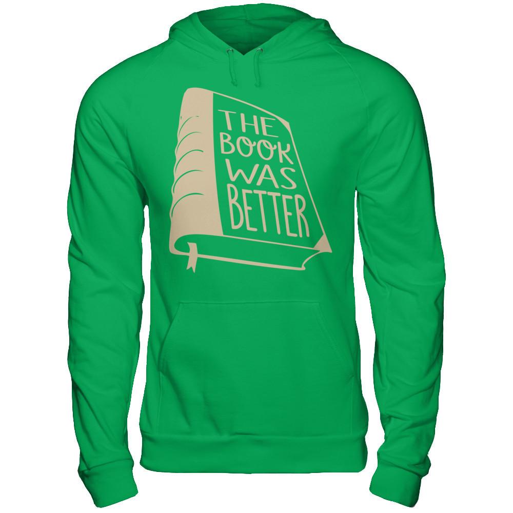 The Book Was Better Gildan - Pullover Hoodie Irish Green