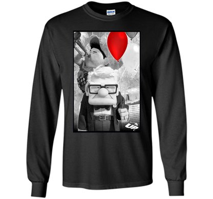 Disney Pixar UP Carl Russell T-shirt, disney pixar shirts, up shirts, up tshirts, up fan shirts, carl shirts, love carl shirts, love carl russell shirts, russell fan shirts Black
