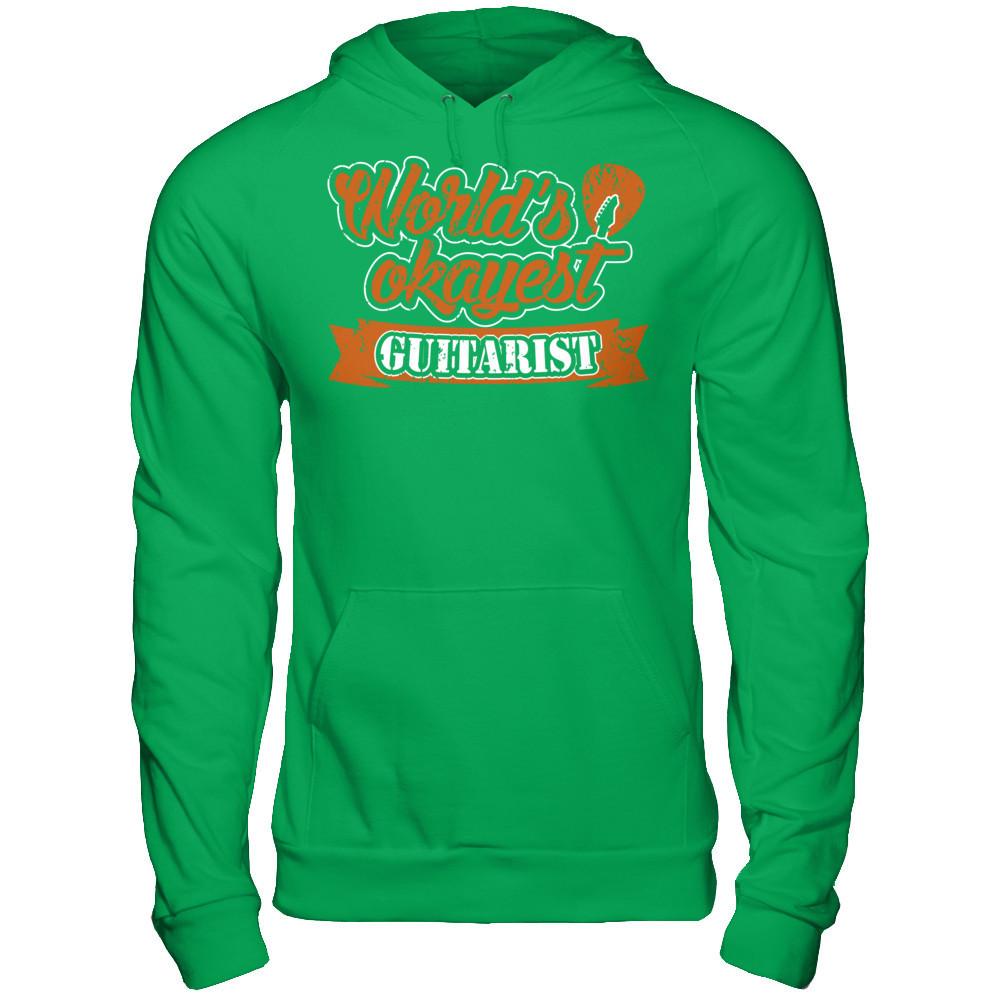 World's Okayest Guitarist Gildan - Pullover Hoodie Irish Green