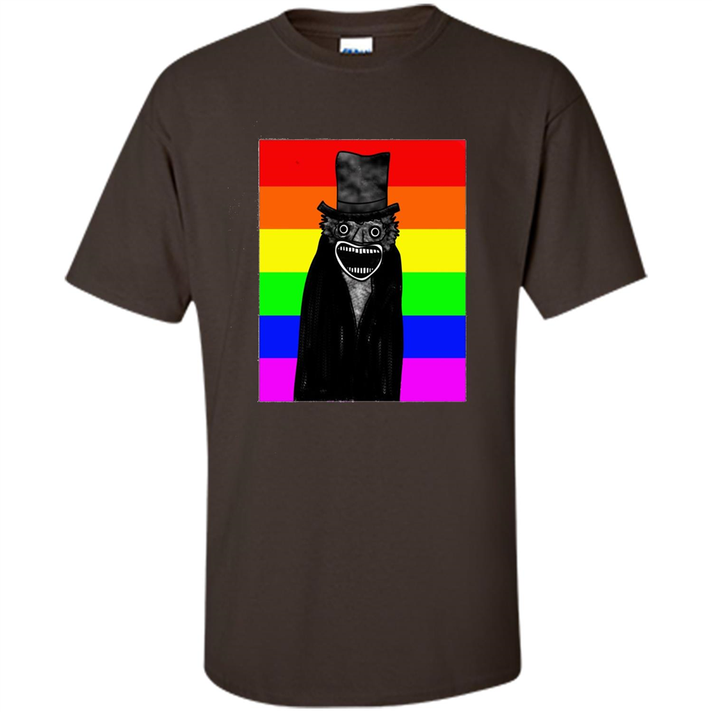 LGBTQ T-shirt Babadook Pride Dark Chocolate