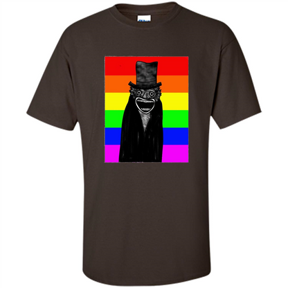 LGBTQ T-shirt Babadook Pride Dark Chocolate