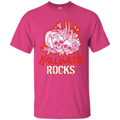 Halloween Rocks T-shirt Heliconia