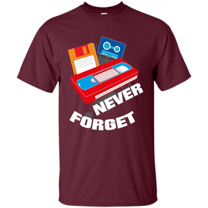 Floppy Disk Vhs 90s 80s T-shirt Never Forget