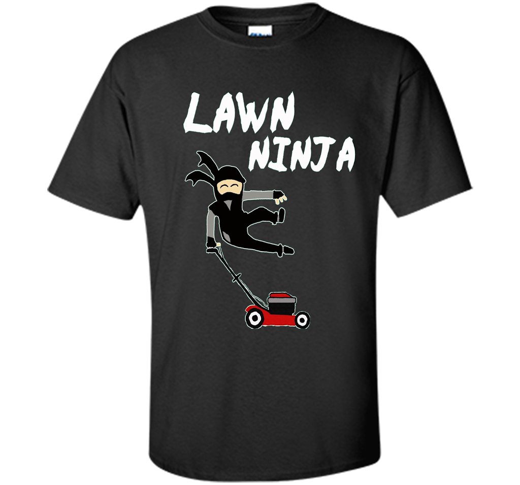 Lawn Ninja T-Shirt shirt Black