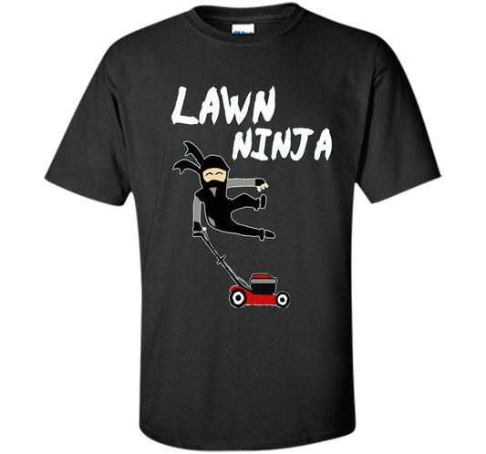 Lawn Ninja T-Shirt shirt Black