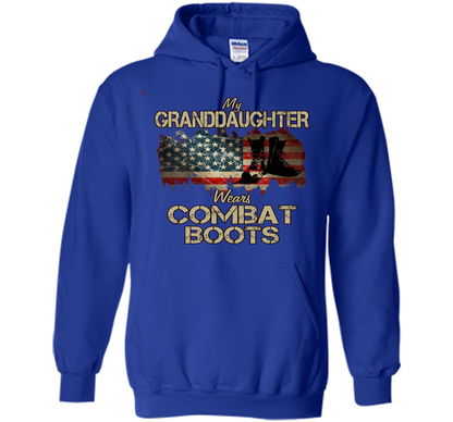Combat Boots Soldier Granddaughter premium tee t-shirt Royal