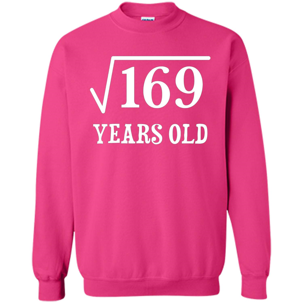 Square Root of 169 T-shirt 13th birthday T-shirt