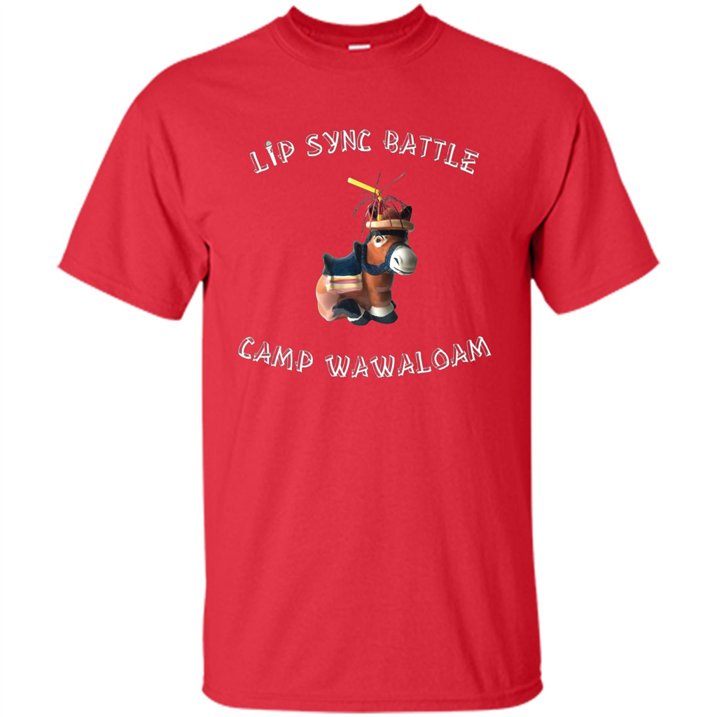 Lip Sync Camp T-shirt Camp Wawaloam Red