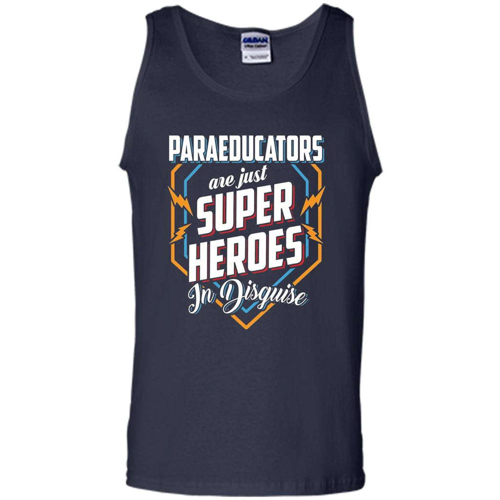 Paraeducators Are Super Heroes In Disguise T-shirt Navy
