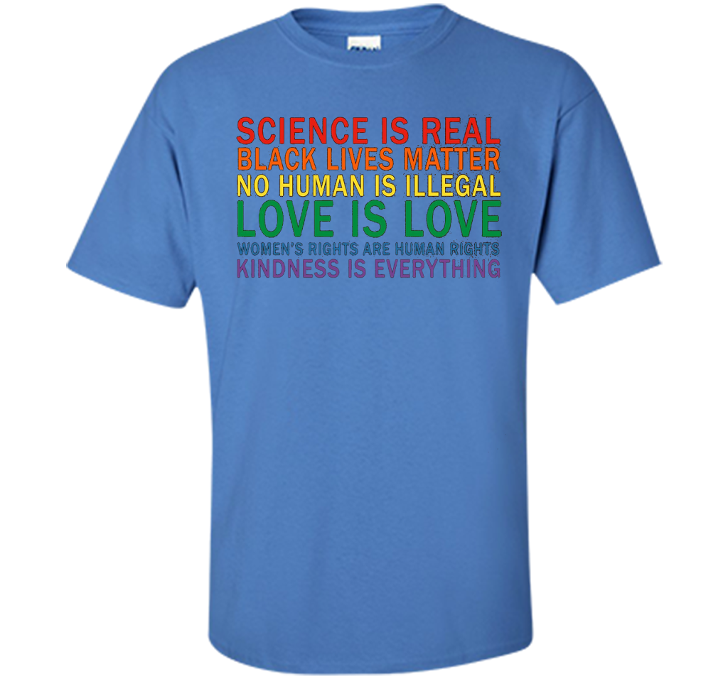 Love Is Kindness T-Shirt Black Lives LGBT Equality Feminist t-shirt Iris