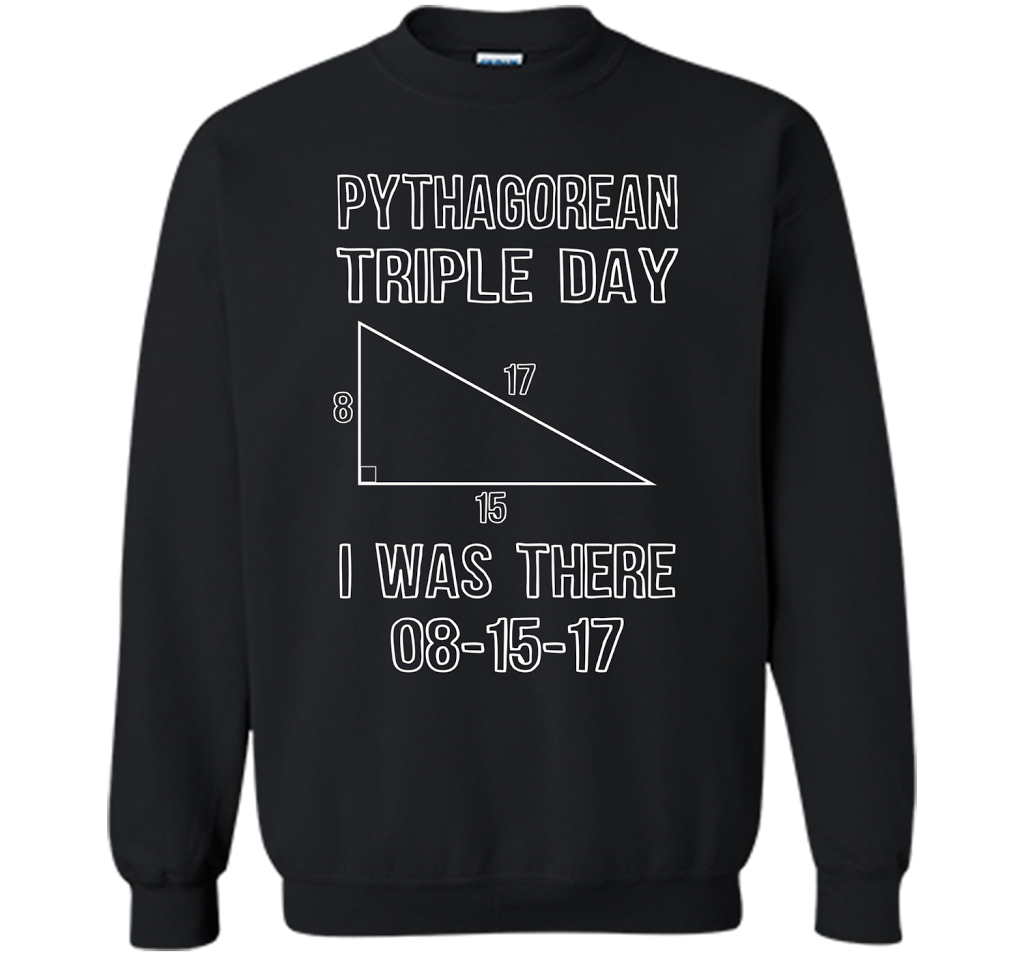 Pythagorean Triple Day 2017 8-15-17 Geeky T-shirt Black