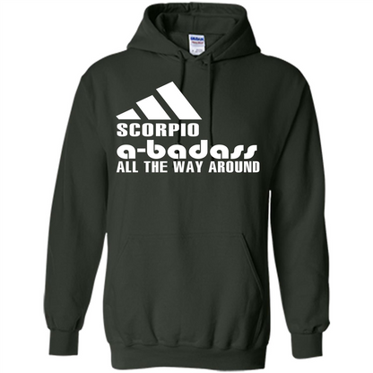 Scorpio A-Badass All The Way Around T-shirt Forest Green