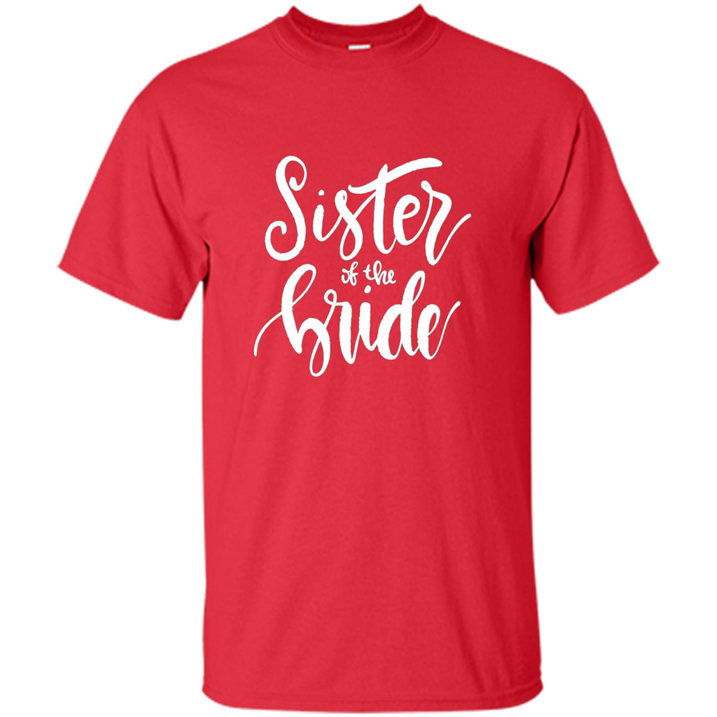Sister Of The Bride T-shirt Red