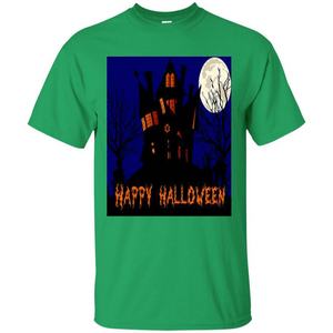 Happy Halloween T-shirt Haunted House