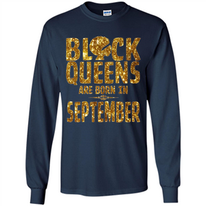 September Queens T-shirt Black Queens Are Born In September T-shirt