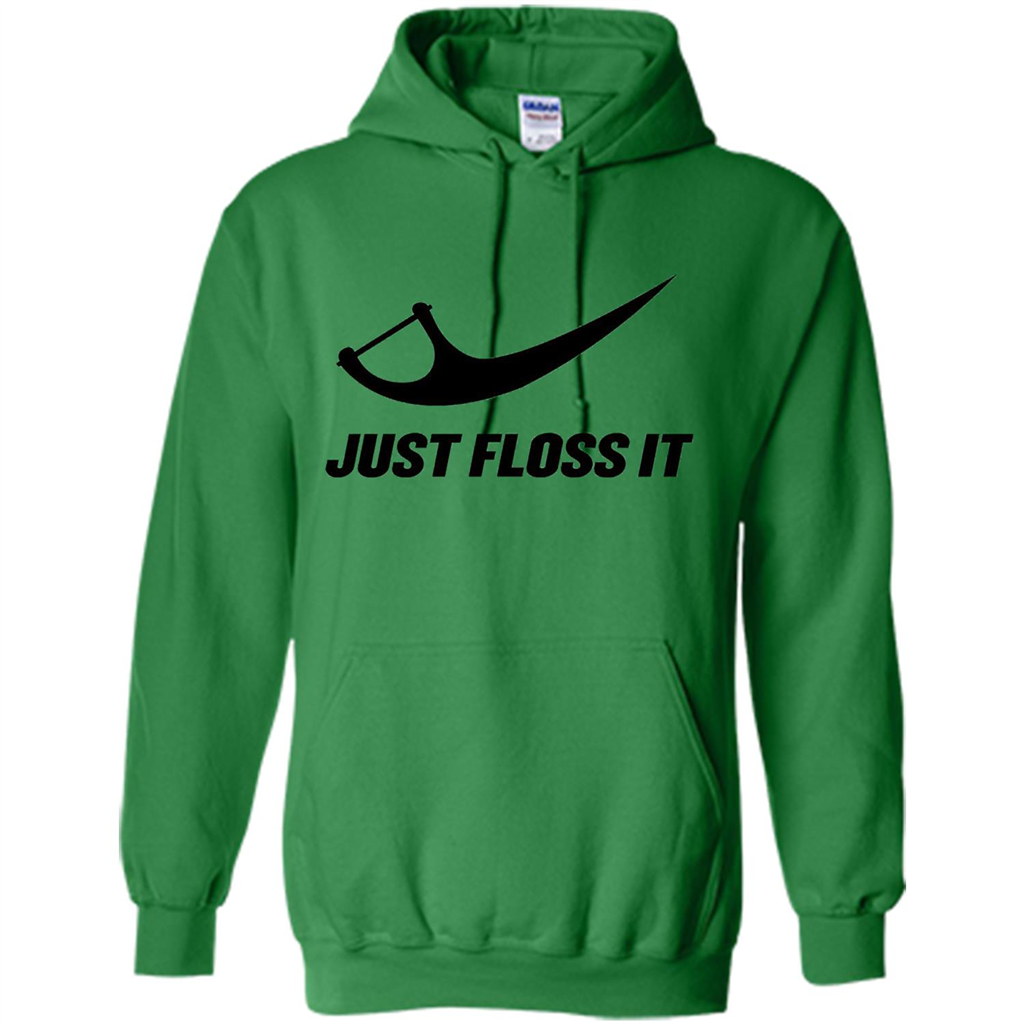 Just Floss It T-Shirt Irish Green