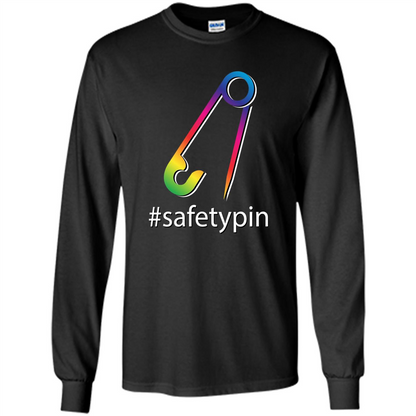 Safety Pin Campaign Against Violence T-Shirt Black