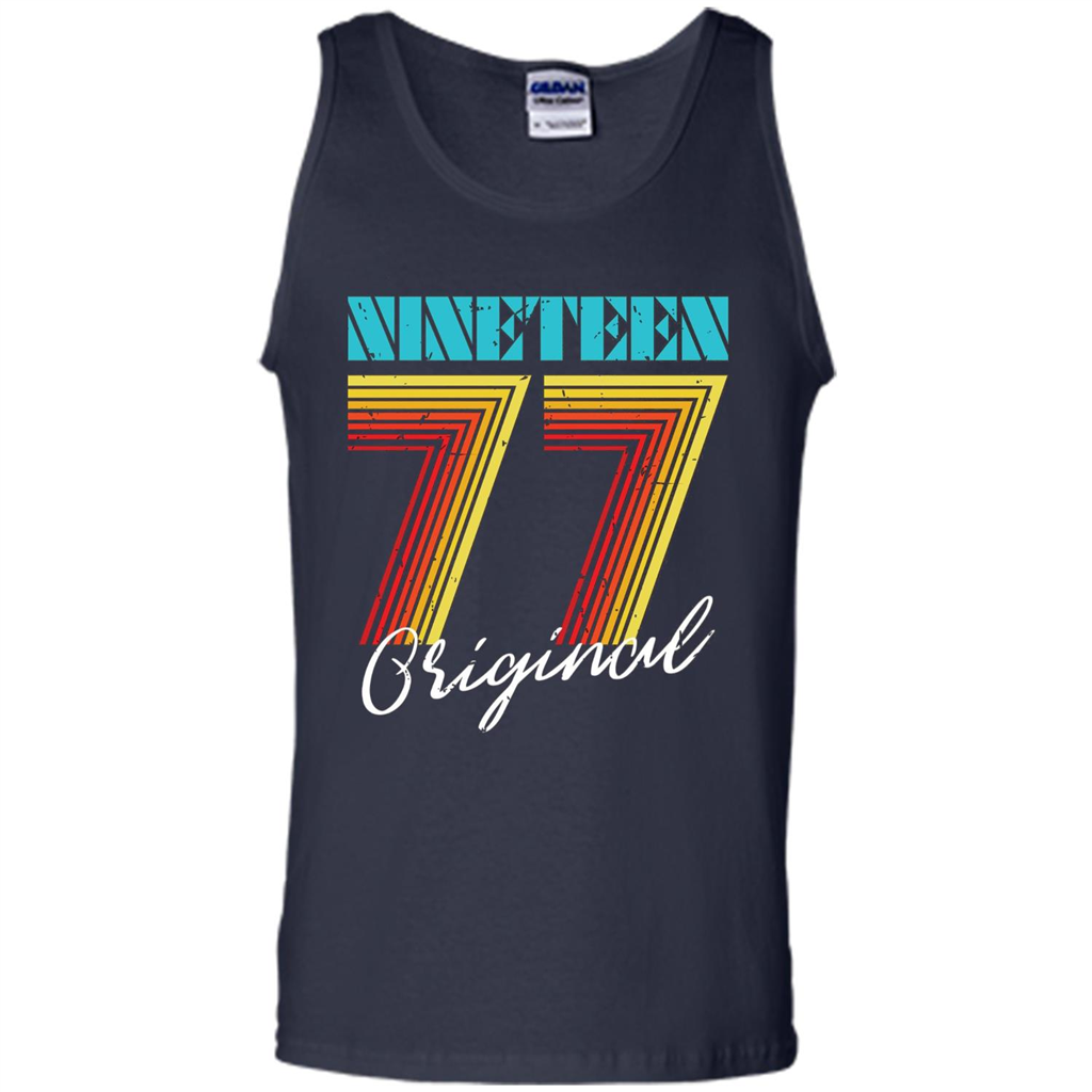 Original 1977 Birthday T-shirt Navy