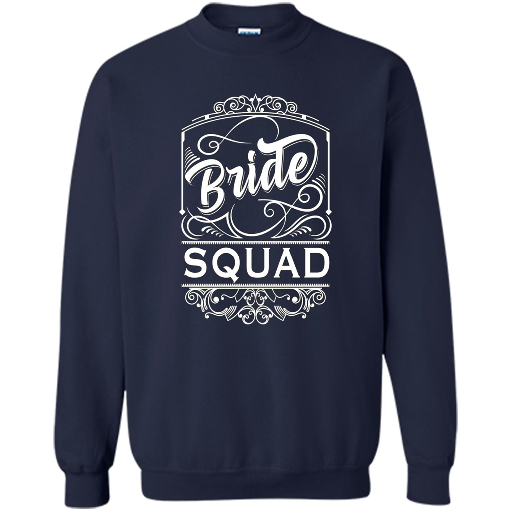 Bride Squad T-shirt Womens Bachelorette Party Bridesmaids Navy