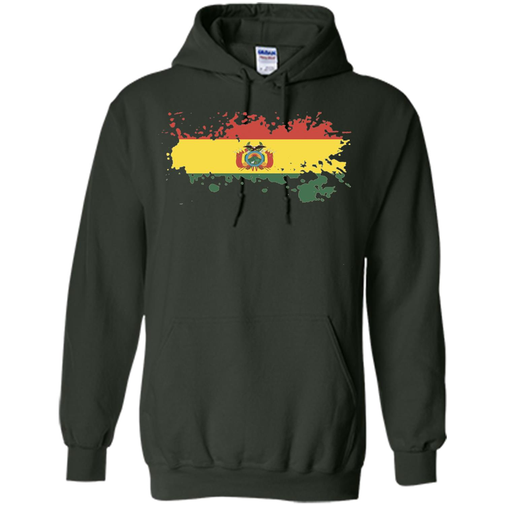 Flag of Bolivia Bolivian T-shirt Forest Green
