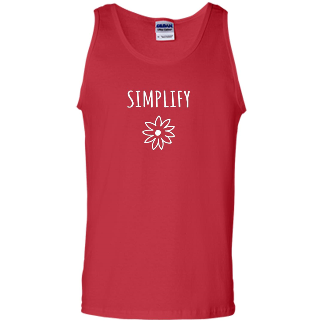 Simplify T-shirt Simplify Your Life Red