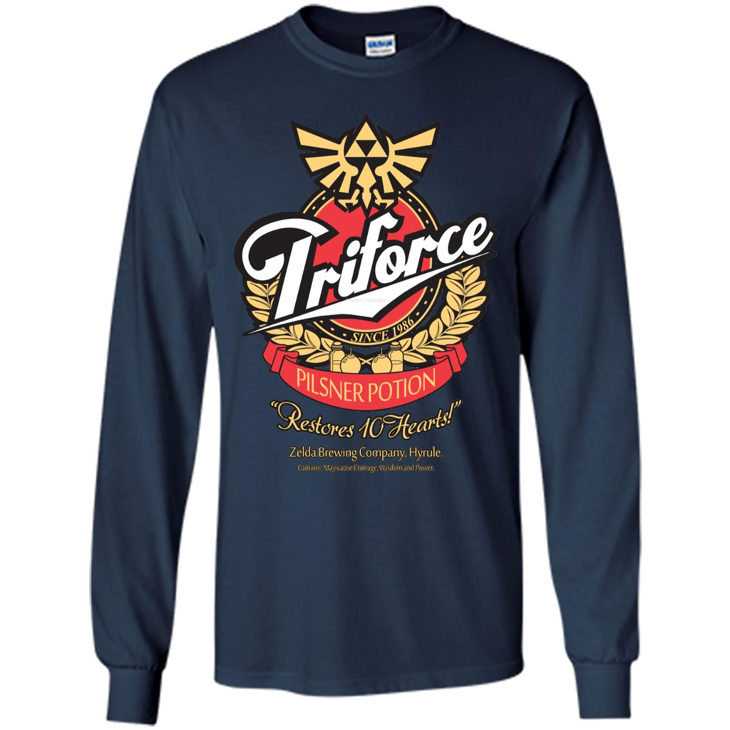 Special Potion Triforce Pilsner Potion T-shirt Navy