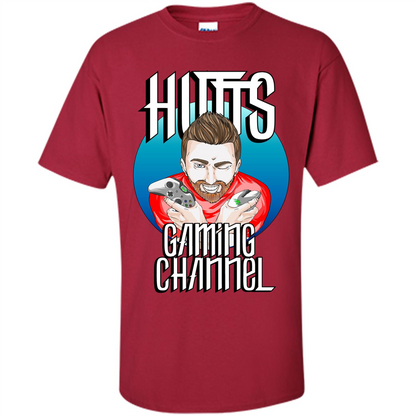 Gamer T-shirt Hutts Gaming Alternate Cardinal