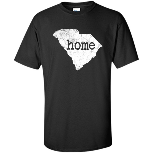 South Carolina T-hirt Distressed South Carolina Home T-shirt Black