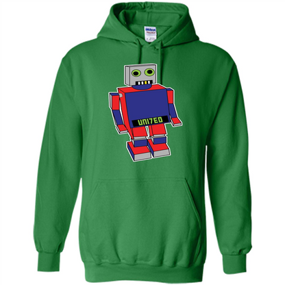Robot T-shirt Gift for Kids Irish Green