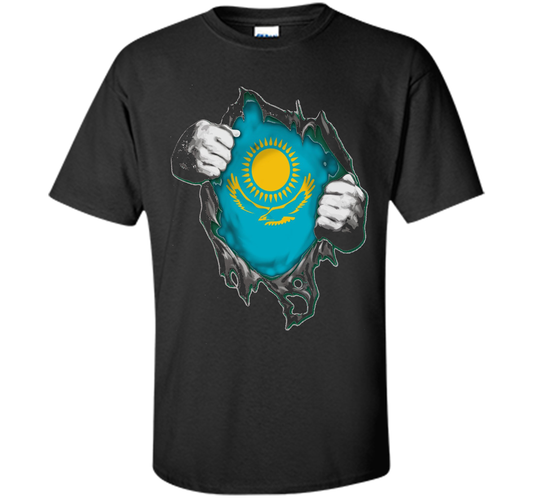 T Shirt for Super Kazakhstan cool shirt Black