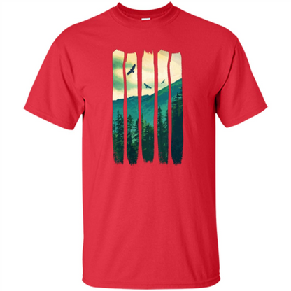 Vintage Mountain T-shirt Red