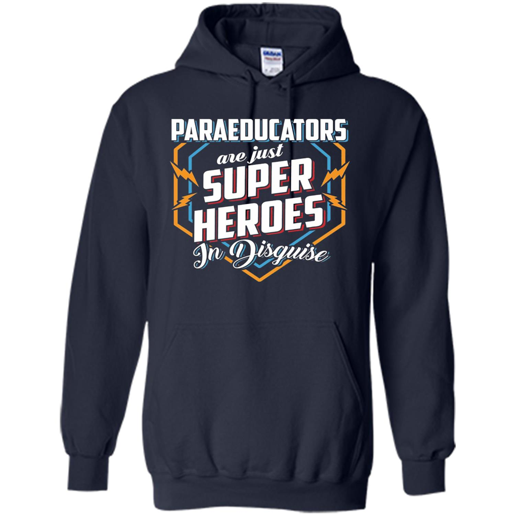 Paraeducators Are Super Heroes In Disguise T-shirt Navy