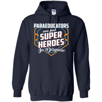 Paraeducators Are Super Heroes In Disguise T-shirt Navy