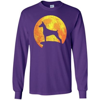 Dog Orange Halloween Costume T-shirt Purple
